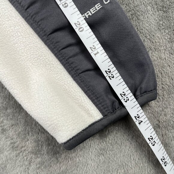 Free Country Women’s Medium Ivory Gray Hooded Fleece Softshell Jacket Outdoor - Picture 10 of 12